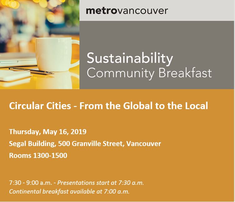 Featured image for “Metro Sustainability Breakfast: Circular Cities – May 16”