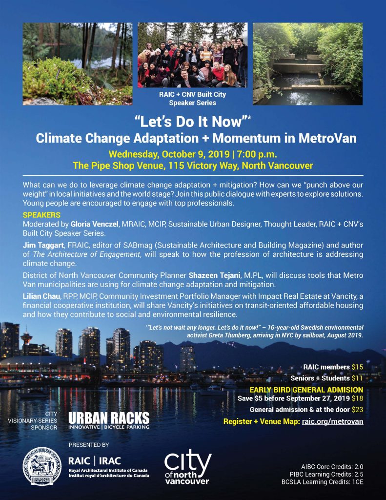 Climate Change-RAIC + CNV Built City Speaker Series - Oct 9-Final