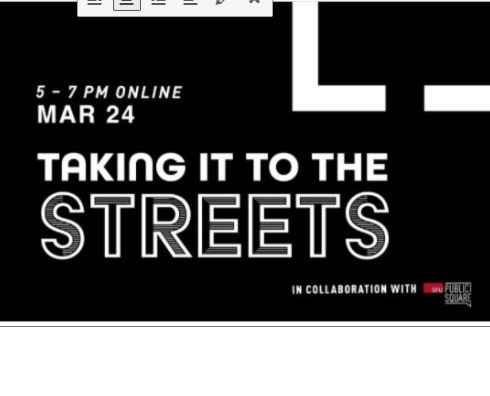 Featured image for “SFU Panel: Taking It to the Streets – Mar 24”